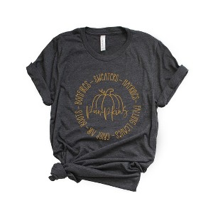 Simply Sage Market Women's Fall Bucket List  Short Sleeve Graphic Tee - 1 of 4