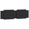vidaXL Headboard Cushion Black 72" Faux Leather - 2 of 4