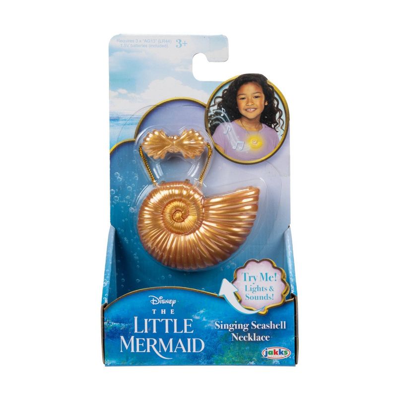 Disney The Little Mermaid Ariel Singing Sea Shell Necklace, 3 of 8