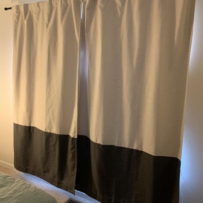 (2 PCS) Blackout buy Color Block Curtain Panel - Project 62™