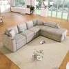 NicBex Modern 109.8" Chenille Sectional Sofa Modular L Shape Sofa Couch with Storage Chaise for Living Room Apartment - 3 of 4