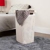 Mind Reader 2pk 60L Premium Wicker Look Slim Hamper - 2 of 4