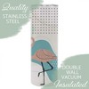 Elanze Designs Flamingo Abstract Teal Pink 20 ounce Stainless Steel Travel Tumbler - 3 of 4