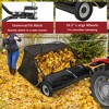 42 Inch Tow Behind Lawn Sweeper,Large Capacity Heavy Duty Leaf with Adjustable Sweeping Height - 4 of 4