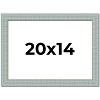 PosterPalooza | Refined Blue Picture Frame - UV Acrylic, Backing Board, Hanging Hardware Included - 2 of 4