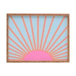 Daily Regina Designs Le Soleil 02 Abstract Retro Rectangular Tray - Deny Designs - 1 of 2