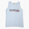 Simply Sage Market Baseball Mom Colorful Garment Dyed Tank - M - Chambray - 3 of 3