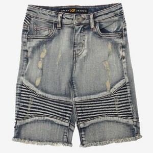 X RAY Boys Stretch Denim Shorts - 1 of 4