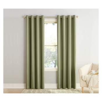 Seymour Grommet Top Room Darkening Window Curtain Panels - Sun Zero