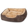 PureWags Dog Bed with Removable Mat, Washable Pet Bed with Anti-Slip Base for Small Dogs and Cats, Indoor Rectangle Bed - 3 of 4
