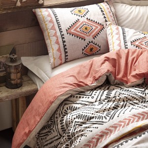 Sussexhome Ethnic Collection High Quality Cotton Set, 1 Duvet Cover, 1 Fitted Sheet and 2 Pillowcases - 1 of 4