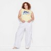 Women's Bluey Beach Graphic Tank Top - Lemon Yellow - 3 of 3