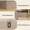 8 Drawer Dresser for Bedroom, Wide Wooden Chest of Drawers with Wide Top - 4 of 4