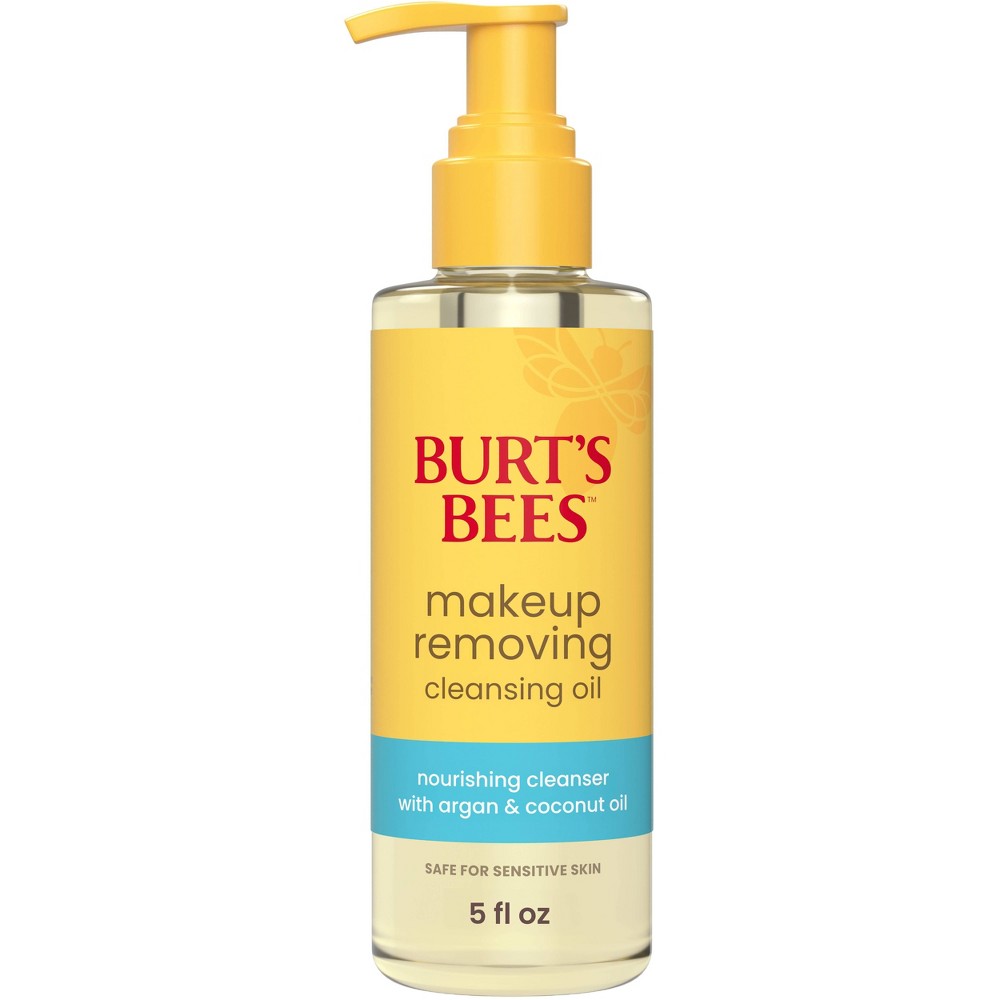 Photos - Facial / Body Cleansing Product Burts Bees Burt's Bees Face Cleansing Oil - 5 fl oz: Paraben-Free, Sulfate-Free, Normal Skin 