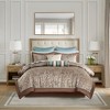 Gulches Multicolor Paisley Bedding Sets - 12 Piece MultiSize Comforter Collection - 2 of 4