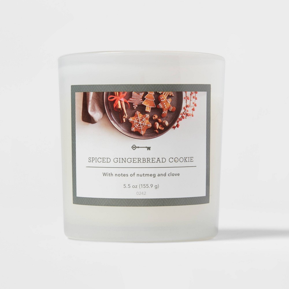 5.5oz Core Jar Candle Spiced Gingerbread Cookie - Threshold