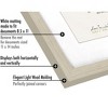 Americanflat 11x14 Light Wood Diploma Frame - Displays 8.5x11 Diplomas with Mat or 11x14 Inch Without Mat - Shatter-Resistant Glass. (2 Pack) - 3 of 4