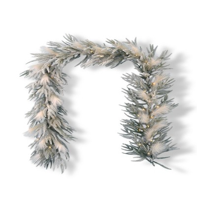 Christmas Pine and Pampas Garland