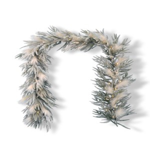 Christmas Pine and Pampas Garland - 1 of 3