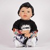 Paradise Galleries Reborn Toddler Boy Doll Lil' Rebel, 21 inch with Black Rooted Hair and Blue Eyes, Made in GentleTouch Vinyl - 2 of 4