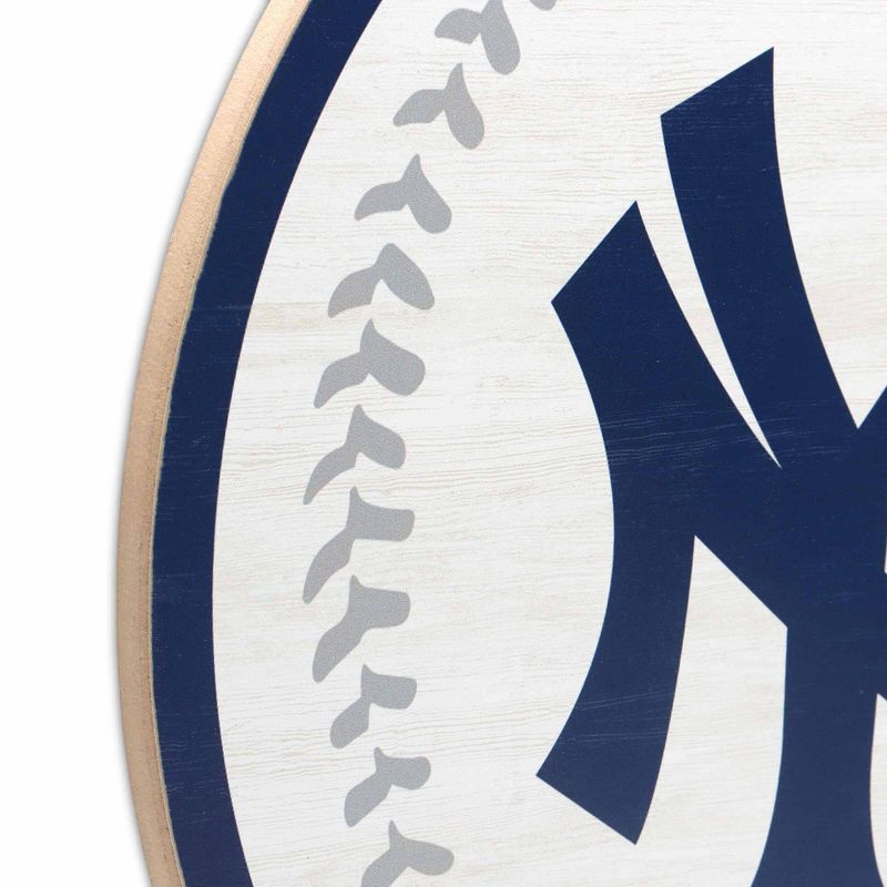 MLB New York Yankees Baseball Wood Sign Panel, 4 of 5