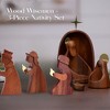 Nambe Wood Wisemen - 3-Piece Nativity Set - 3 of 4