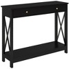 Console Table with Drawer and Storage Shelves, Foyer Entryway Sofa Table for Living Room and Hallway - 2 of 4