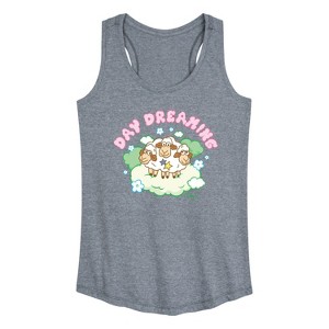 Women's - Disney - Day Dreaming Sheep Graphic Racerback Tank - 1 of 4