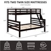 Dsvimoy Bed Bunk Bed with Safety Guardrails and Durable Construction for Kids Room

, Black, 79.53"*58.66"*61.81" - 3 of 4
