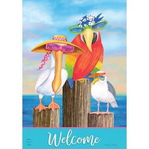 Briarwood Lane Garden Flag 12x18 For Outdoor Coastal Bird Welcome Summer For Summer Garden Flag Flags For Outside - 1 of 4