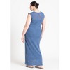 ELOQUII Women's Plus Size Shell Crochet Sweater Dress - 4 of 4
