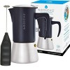 GROSCHE Milano Steel Stainless Steel Stovetop Espresso Maker Moka Pot Home Espresso Coffee Maker - 2 of 4