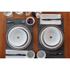 Ukonic Jurassic Park Logo 16-Piece Ceramic Dinnerware Set Replica | Plates, Bowls, Mugs - 2 of 4