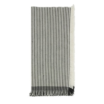 Saro Lifestyle Cotton Table Napkins With Stripe Design (Set of 4)