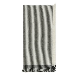 Saro Lifestyle Cotton Table Napkins With Stripe Design (Set of 4) - 1 of 4