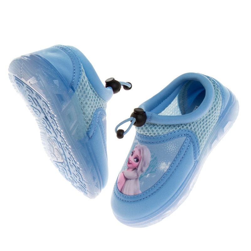 Disney Frozen Water Shoes for Girls -Pool Kids Aqua- Anna Elsa Sandals Princess Bungee Waterproof Beach Slides Slip-on Quick Dry(Toddler/Little Kid), 4 of 13