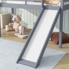 Twin Size Loft Bed with Slide, Ladder and Safety Guardrails - 4 of 4