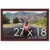 PosterPalooza | Classic Modern Brown Picture Frame - UV Acrylic, Backing Board, Hanging Hardware Included - 3 of 4