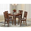 Dining Table Set - Kitchen Table with Chairs - Small Square Table & 2 Chairs - Home Dining Furniture - 2 of 4