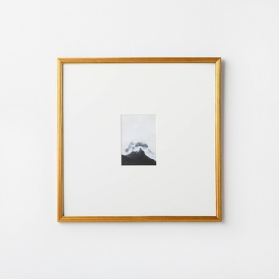 Threshold Studio McGee antique brass frame