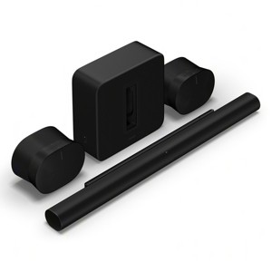 Sonos Ultimate Immersive Set with Arc Ultra Sound Bar, Sub 4 Wireless Subwoofer, and Pair of Era 300 Wireless Speakers (Black) - 1 of 4