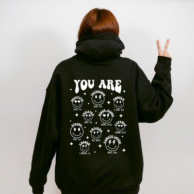 Simply Sage Market You Are Smiley Front And Back Hoodie