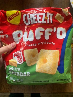 Cheez-it Puff'd White Cheddar Snack Crackers - 5.75oz : Target