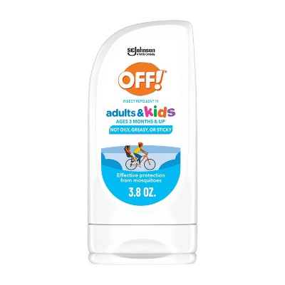 OFF! Adults and Kids Mosquito Repellent Picaridin Bug Lotion - 3.8oz