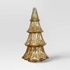 12" Christmas Mercury Glass Tiered Tree Decor Gold - Wondershop™ - 3 of 4