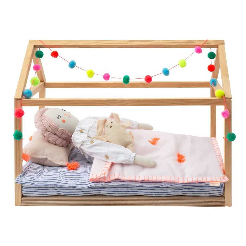 Meri Meri Wooden Bed Dolly Accessory (Pack of 1), 2 of 9