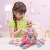 New Adventures Little Darlings: 15" Hop On Baby Set - Pink - 4 of 4