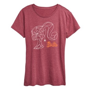 Women's - Barbie - Web Head Short Sleeve Graphic T-Shirt - 1 of 4