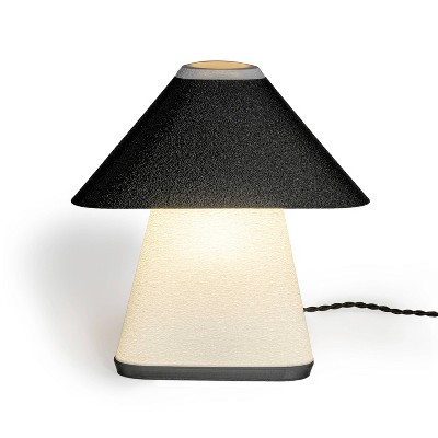 JONATHAN Y Enzo 11.63" Modern Contemporary Plant-Based PLA 3D Printed Dimmable Table Lamp: UL Listed, Pyramid Shade