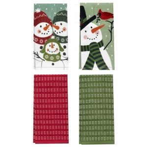 John Ritzenthaler Co. 100% Cotton Kitchen Towels Bird Watching Absorbent Dish Towels for Drying & Cleaning Soft & Durable (Set of 4) - 1 of 4